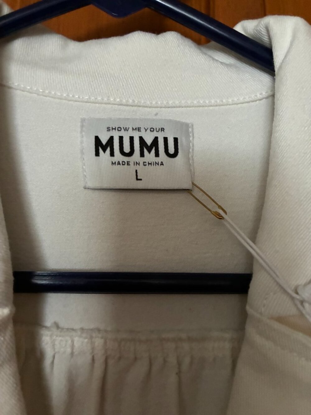 Show Me Your Mumu Outlaw Romper, Pearly White, Size Large - Picture 2 of 4